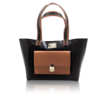 Shopper “Ilaria” Bordeaux Leather Shopper | Croco Front Pocket