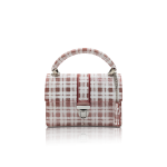 Borsa “Fresh Summer” in pelle di vitello | Bianco-rosso-argento