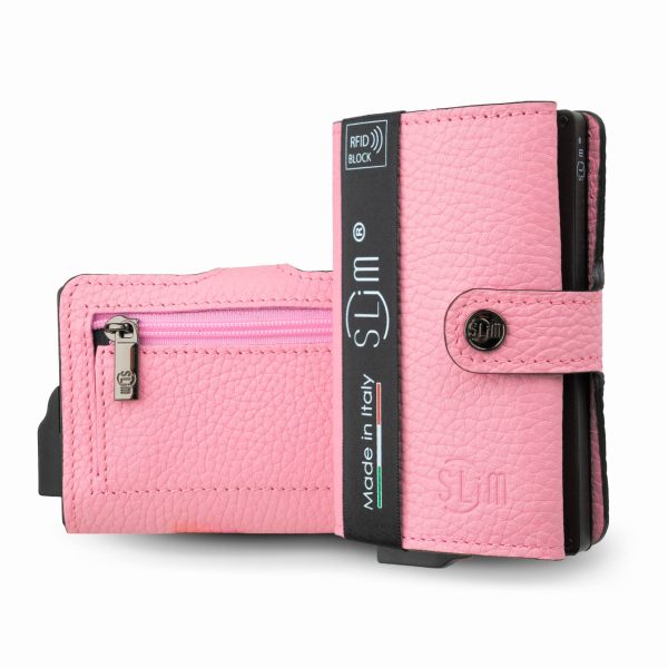 Portafoglio SLim Bottalato Pink