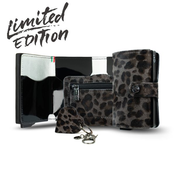 Portafoglio SLim Animalier Cavallino Grigio