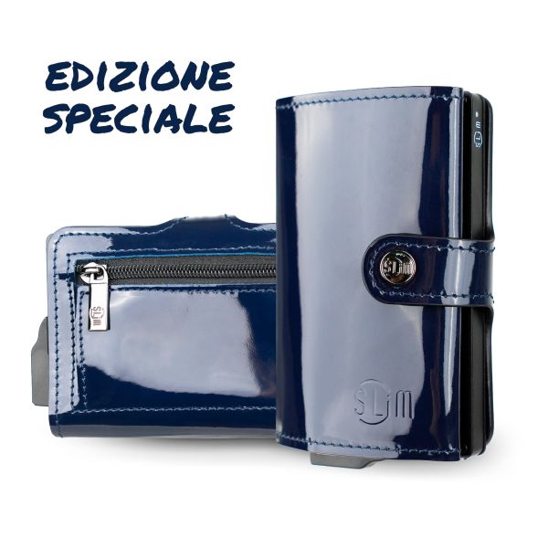 Portafoglio SLim Specchio Blu