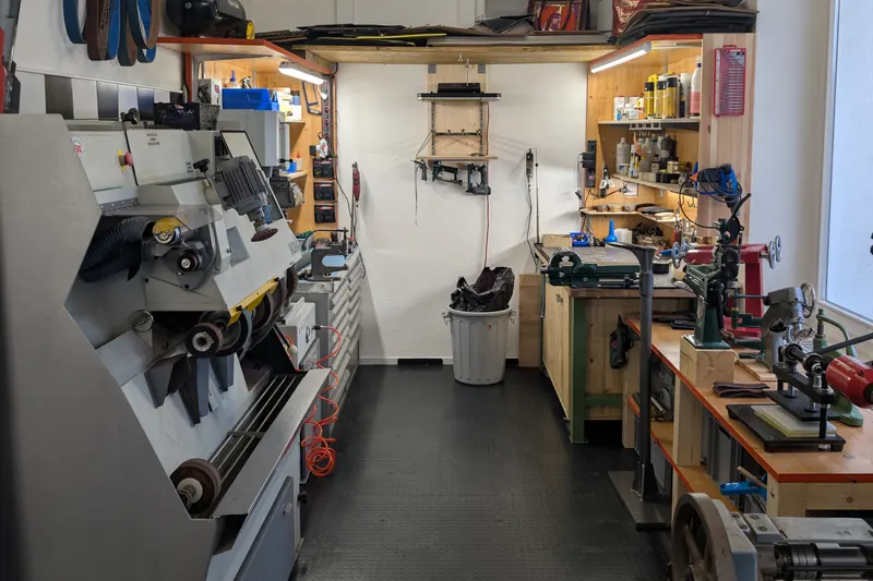 The repair workshop